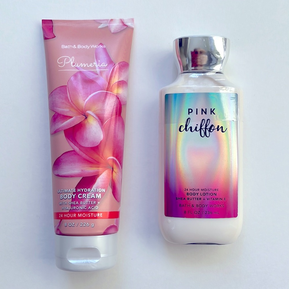 Bath & Body Works body cream and lotion set